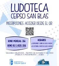 LUDOTECA CURSO ESCOLAR 24-25