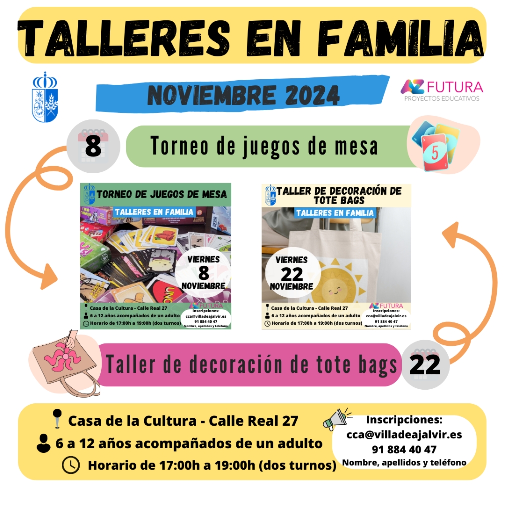 TALLERES EN FAMILIA NOVIEMBRE 24