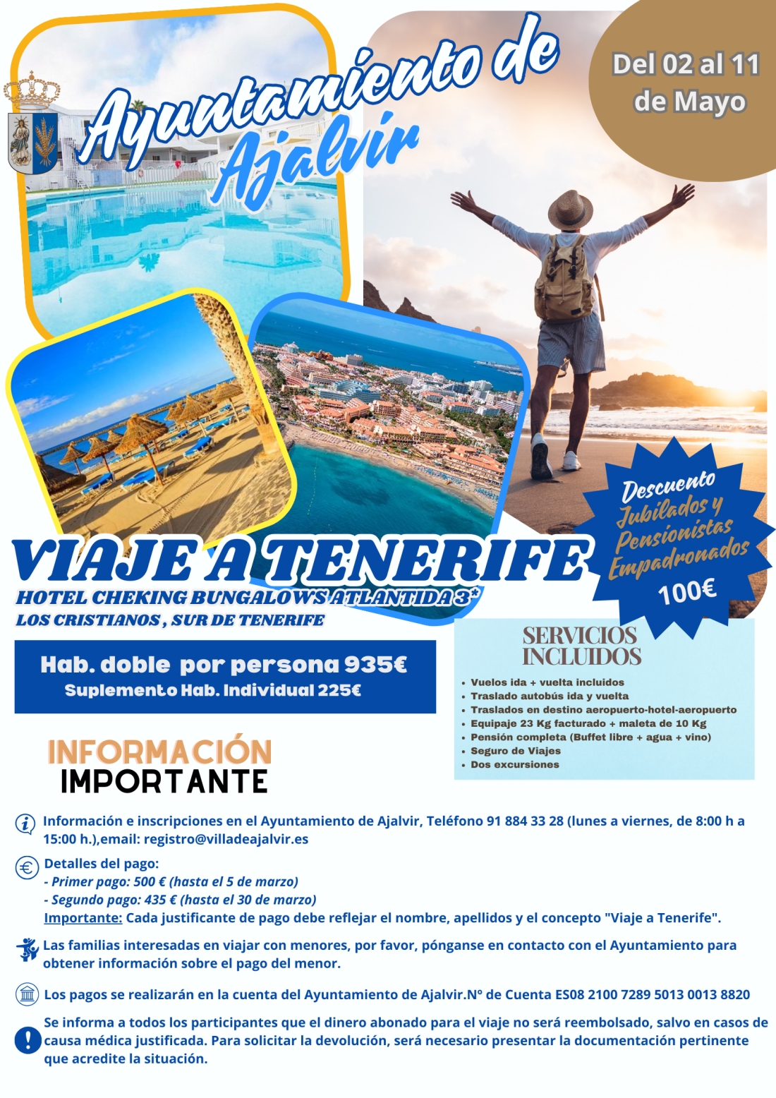 VIAJE A TENERIFE PARA TODOS LOS PÚBLICOS