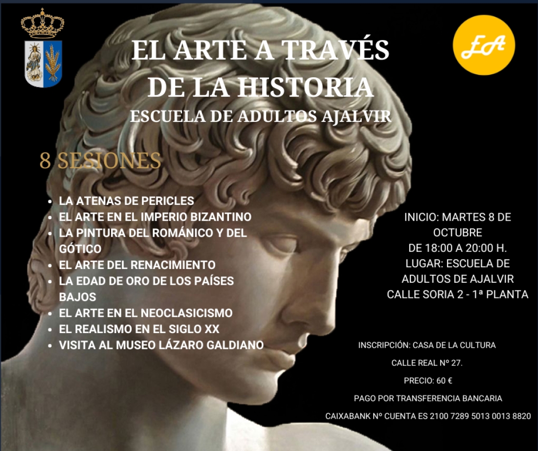 Nuevo curso de Historia del arte: &quot;El arte a través de la historia&quot;