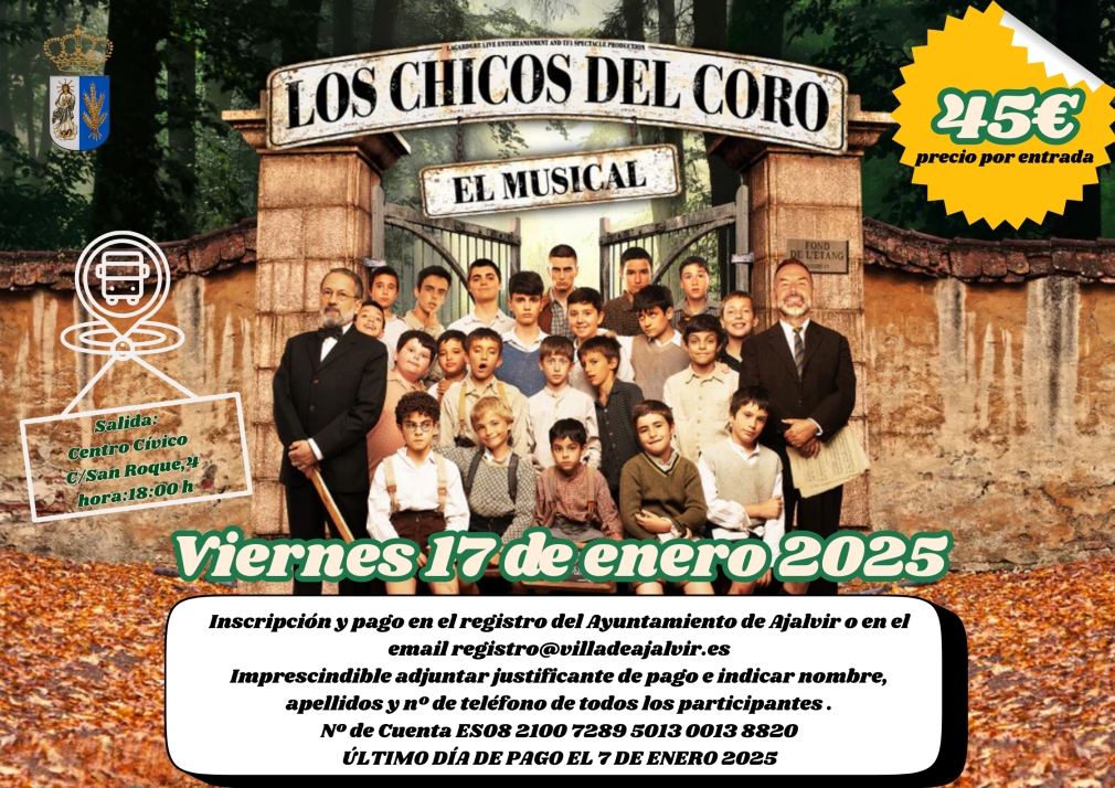 MUSICAL LOS CHICOS DEL CORO