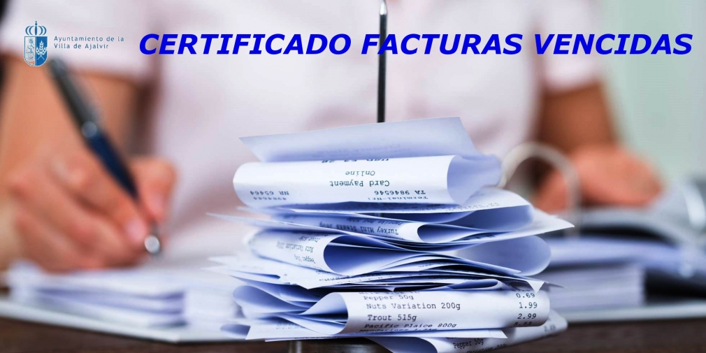 CERTIFICADO FACTURAS VENCIDAS