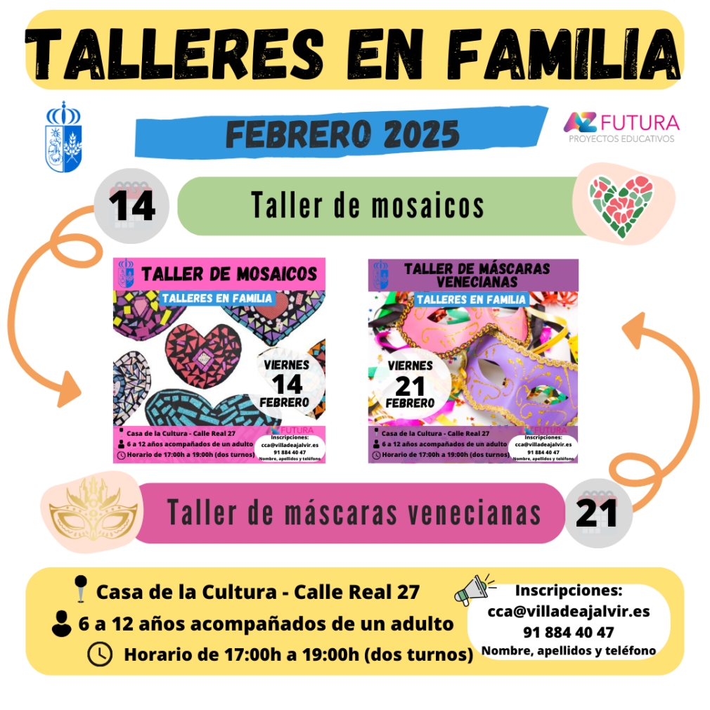 TALLERES EN FAMILIA FEBRERO