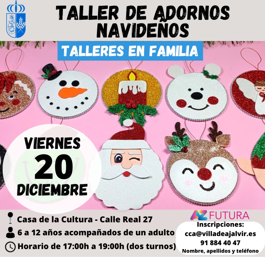 TALLER EN FAMILIA 20 DE DICIEMBRE