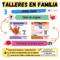 TALLERES EN FAMILIA MES DE JUNIO