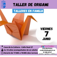 TALLER EN FAMILIA 7 DE JUNIO