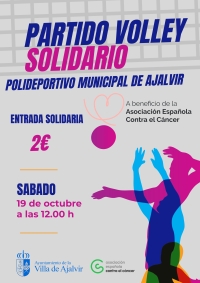 ¡Únete a nosotros en el Partido de Vóley Solidario!