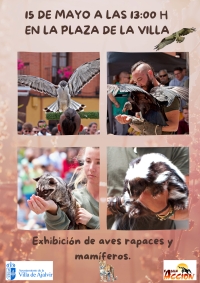 EXHIBICIÓN DE AVES Y MAMÍFEROS